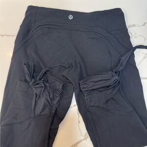 lululemon Cropped Black Leggings